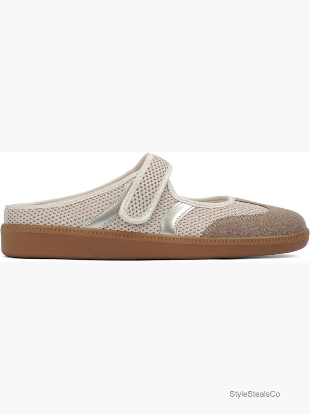 Slip on Platform Mary Jane Sneakers Lightweight Business Casual Flat Shoes